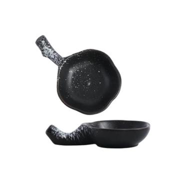 Imagem de Prato de imersão de esmalte quadrado de cerâmica louça simples doméstica japonesa - [décimo segundo mês lunar]