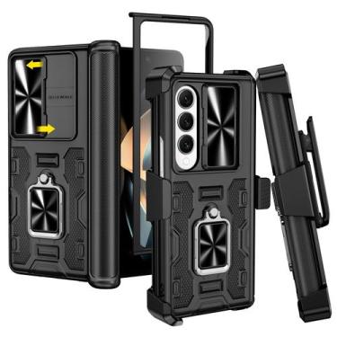 Imagem de Capa VEGO para Samsung Galaxy Z Fold 4 com clipe de cinto e suporte