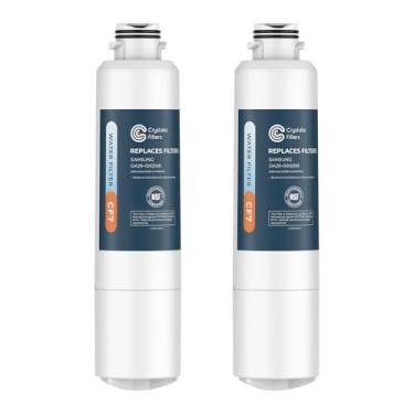 Imagem de Crystala Filters Compatível com filtro de água para geladeira Samsung DA29-00020B, DA29-00020A/B, DA29-00020B-1, HAF-CIN/EXP, 46-9101, RF4267HARS, RF25HMEDBSR, RF28HMEDBSR, RS25J500DSR, pacote com 2