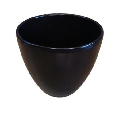 Imagem de Vaso Genoa Preto Fosco D16 A15 Decorativo Planta Jardim