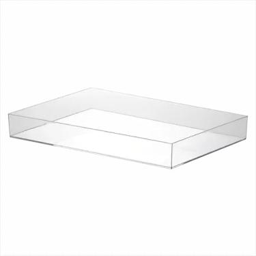 Imagem de Bandeja Luxo de Acrílico Cristal 8mm 50x30x5cm