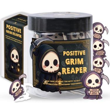Imagem de Frasco de afirmação KATINAT Positive Grim Reaper 60 cartas