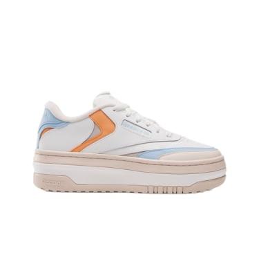 Imagem de Reebok Tênis feminino Club C Extra, Giz/tapioca/azul macio, 40