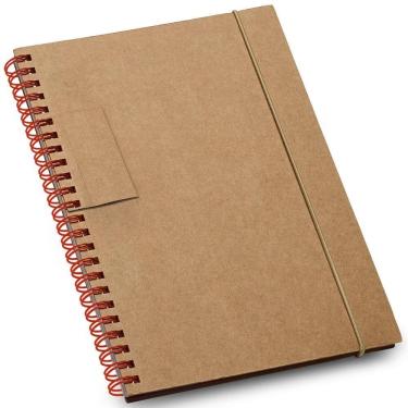 Imagem de Caderneta 14X18Cm 60 Folhas Pautadas Study Topget - Vermelho