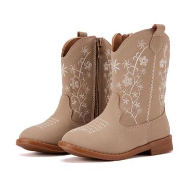 Imagem de Botas Cowgirl Cowboy BMCityBM Toddler Girls Floral 8T