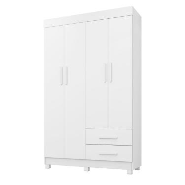 Imagem de Roupeiro Copacabana New 4 Portas 2 Gavetas Benetil