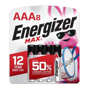 Imagem de Bateria Energizer Max AAA Alcalina (8 unidades)