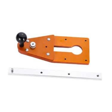 Imagem de Bothyi Gabarito de corte circular de roteador com guia de trilho circular, kit de guia multifuncional, ferramenta resistente para marcenaria, corte de bordas