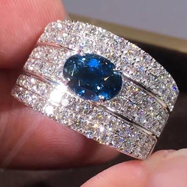 Imagem de Anel de zircônia cúbica banhado a ouro branco moderno com rosto largo acessório personalizado ideal para uso diário feminino casual festa feriado aniversário amor joia presente, 7, Cobre, Sem pedra