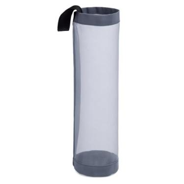 Imagem de Organizador de Sacolas Plásticas 35,5cm em Nylon com Alça – Puxa-Sacos Compacto, Dobrável e Resistente para Cozinha, Lavanderia e Despensa – Cores Sortidas