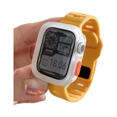 Imagem de Capa De Silicone Para Apple Watch Ultra Série 8 9 7 6 SE 5 4, Tamanhos