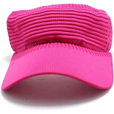 Imagem de Viseira De Praia Feminina Boné Com Proteção Solar Aba Longa Pink