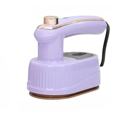 Imagem de Mini Ferro Elétrico de Passar | Compacto Bivolt para Bolsa (Roxo)