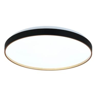 Imagem de Plafon Sobrepor Dourado e Preto 56cm Led 50W 3 em 1 Bivolt LA1034 Delis
