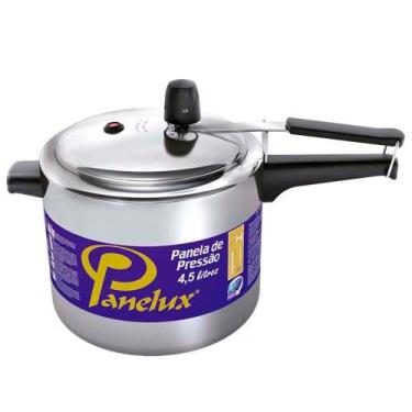 Imagem de Panela de Pressão Panelux Classic Polida Prata 4,5L, 4,5L, Prata