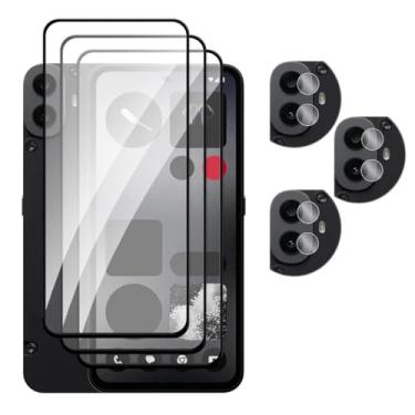 Imagem de Para CMF Phone 1, filme protetor de tela 6in1 2.5D com cola total de vidro temperado