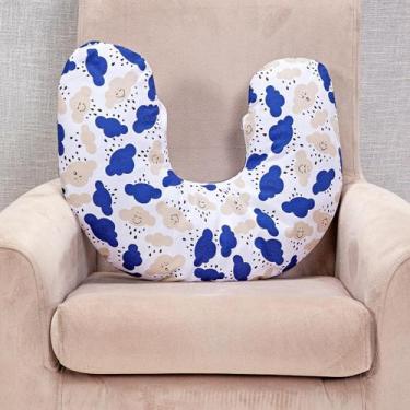 Imagem de Almofada De Amamentar Nuvem Marinho Menino Chuva De Amor - L2m