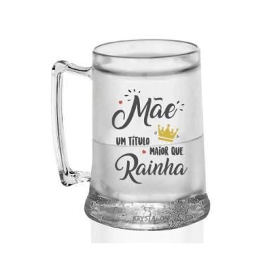 Imagem de Caneca Gel Acrílico Para Dia Das Mães - Minha Rainha - Krystalon