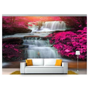 Imagem de Papel De Parede Cachoeira Natureza Mata 3D Nch121 - Você Decora