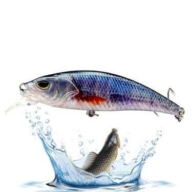 Imagem de Isca robótica - Isca de pesca de robô recarregável por USB - Acessório de esportes ao ar livre Isca elétrica de vibração com luz LED para poleiro de truta