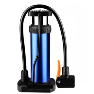 Imagem de Bomba Ar Encher Pneu Moto Carro Bicicleta Bolas Inflaveis 160 Psi Com 3 Bicos (FERRO E ALUMÍNIO - 160 PSI)