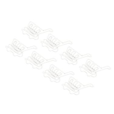 Imagem de Acouto 50 Peças de Clipes de Papel de Metal Em Forma de Carrinho de Compras Branco - Clipes de Papel Bonitos, Resistentes e Pequenos para Escritório, Casa e Uso Diário - Classificação de Arquivos