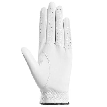 Imagem de Luva de golfe – Luva de golfe para mão esquerda, respirável, acolchoada e ergonômica, confortável para mulheres, andar de motocicleta, tênis, pesca, caminhada, dirigir