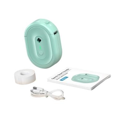 Imagem de Ysyqkn Rotuladora Portátil, Rotuladora Sem Tinta, Impressora Térmica com Fita, Mini Impressora de Etiquetas E Adesivos para Organização Doméstica, Verde