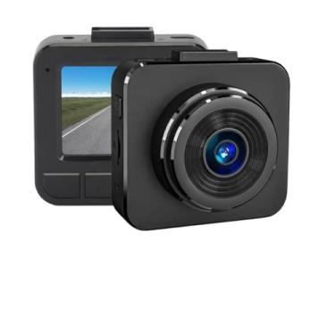 Imagem de Câmera Veicular Full HD 1080P com Visão Noturna, Lente 120°, Gravação em Loop, Microfone Integrado, Suporte para Cartão 128GB, Design Compacto, Segurança Completa no Trânsito