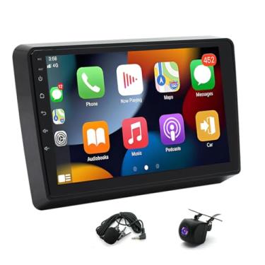 Imagem de Rádio estéreo automotivo 4+64G 22.9 cm adequado para Dodge Dart 2012-2016 com navegação GPS 2015 2014 2013 com rádio automotivo sem fio Carplay Android 13 com Bluetooth WiFi FM/RDS SWC câmera reserva