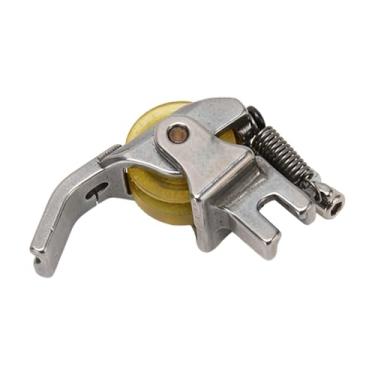 Imagem de aqxreight Calcador de Roda de Borracha 0,3 Mm de Metal Forte, Fácil Instalação, Calcador de Rolo para Reparo de Máquina de Costura, Substituição Ao Costurar Diretamente, de Rolo de Borracha Ideal