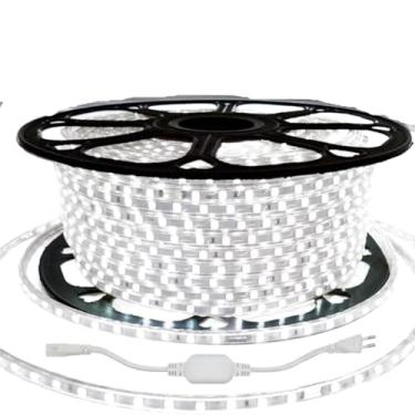 Imagem de Mangueira 10 a 30 Metros Fita 3528 120leds 110v/220v - Ideal para Sala, Quarto, Varanda e Eventos - Fita de led(Branco frio 220v,5 metros)