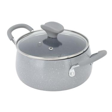 Imagem de Cryfokt Fritadeira Japonesa Com Alça Dupla, Panela Autêntica para Cozinhar Com Tampa e Escorredor de óleo para Cozinha Doméstica, Chefs, Liga de Alumínio