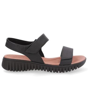 Imagem de Sandalia Usaflex Casual Em Couro Ref Ud11007 Preto 36