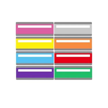 Imagem de 8 peças de tiras de leitura guiada sobreposições de iluminador, ferramentas de foco de leitura para adultos com TDAH, tiras coloridas sortidas para reduzir a distração e melhorar a velocidade de