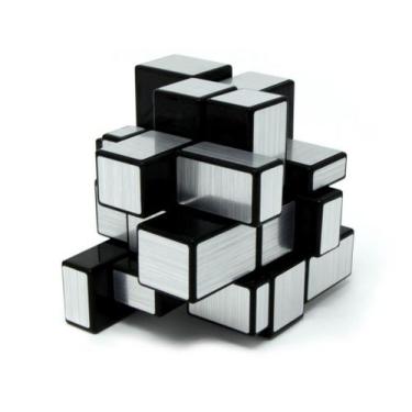 Imagem de CUBO MÁGICO 3x3x3 MIRROR BLOCKS QIYI PRATEADO