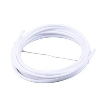 Imagem de Mangueira Flexível De PE Branca 10 Metros 1/4 3/8 Polegada OD Para Sis