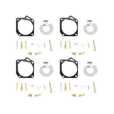 Imagem de Kit de reconstrução de carburador para PZ19 PZ19J Kit de reparo Scooter Ciclomotor Jog50 Jog90 1E40QMB 1PE40QMB 2 tempos 50cc 90cc Polaris Accessories (4SET)