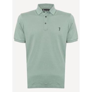 Imagem de Camisa Polo Aleatory Lisa Algodão Pima Verde Claro-Masculino