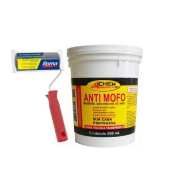 Imagem de Kit Anti Mofo Preventivo 900ml + Rolo Espuma 9cm Roma - Allchem