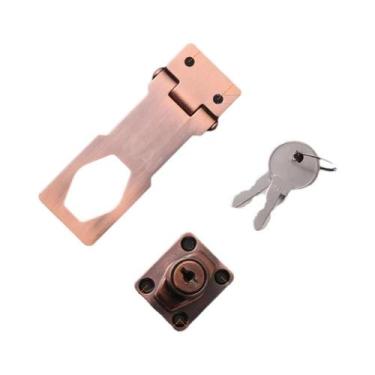 Imagem de Fechadura De Liga De Zinco Com Chaves E Trava De Torção Para Portas, G