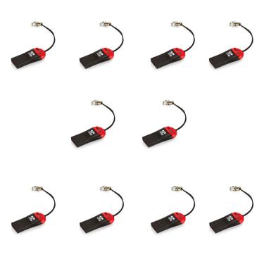Imagem de Kit 10 X Mini Leitor Cartão De Memória Multi Card Usb 2.0