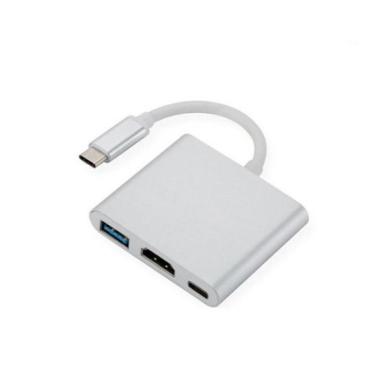 Imagem de Cabo Adaptador Usbc 3.1 Tipoc Hdmi Usb Dex Thunderbolt 3.0