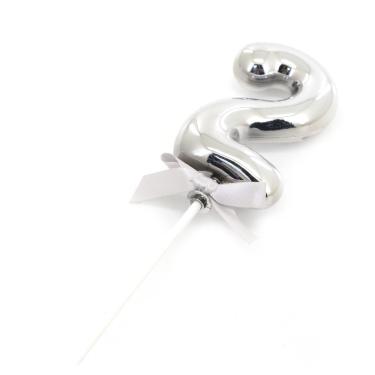 Imagem de Topper Bolo Le Prata Número 2