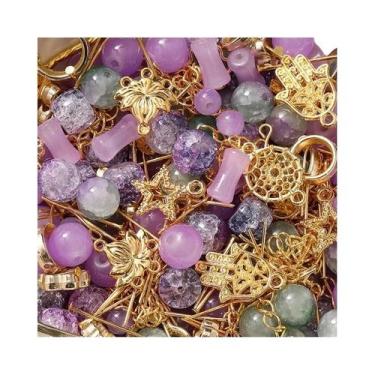 Imagem de Kit De Miçangas De Vidro Mistas 30g, Mini Miçangas Espaçadoras De Cris