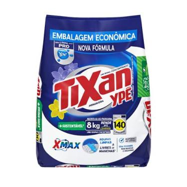 Imagem de Sabão em Pó Concentrado Tixan Ypê Primavera Linha Pro 8kg
