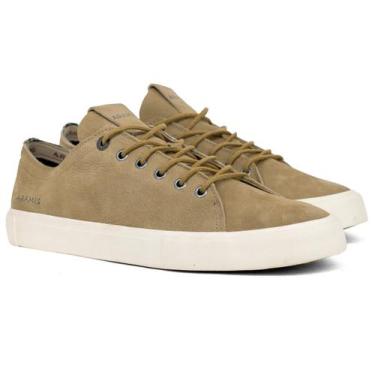 Imagem de Tênis Masculino Aramis Casual Easy Sidelong Couro Legítimo Cadarço Con