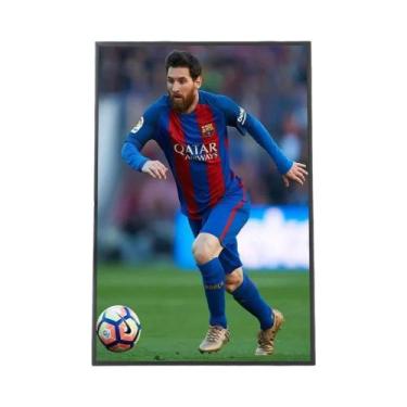 Imagem de Pôster De Futebol Messi Sem Moldura, Arte De Parede Personalizada Para