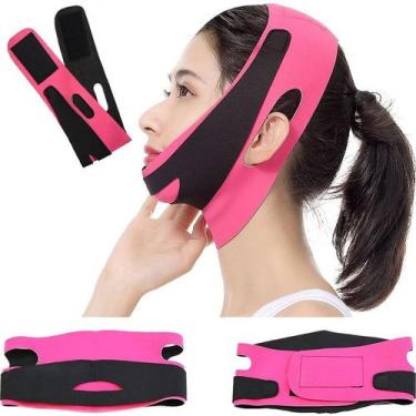 Imagem de Cinta Facial para Skin Care e Face Lifting V-Line - Máscara Redutora d