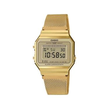 Imagem de Relógio casio unissex dourado vintage a700wmg-9adf